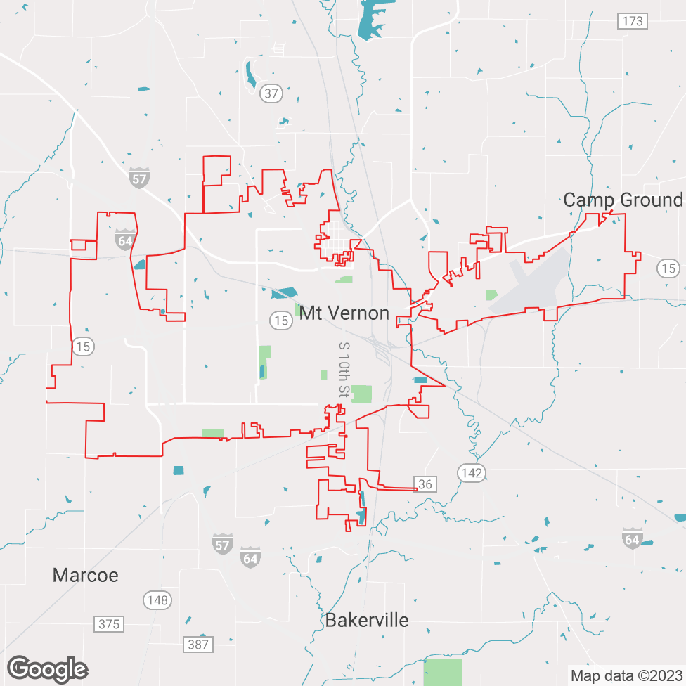 Mt Vernon map