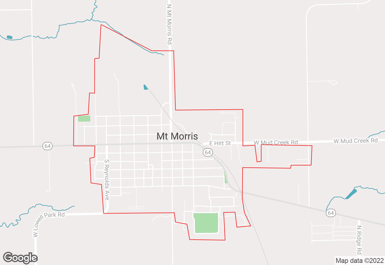 Mount Morris map