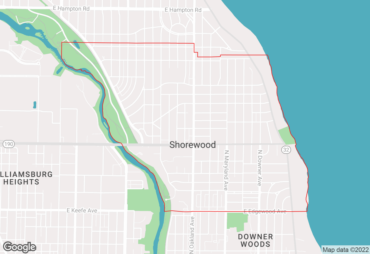 Shorewood map