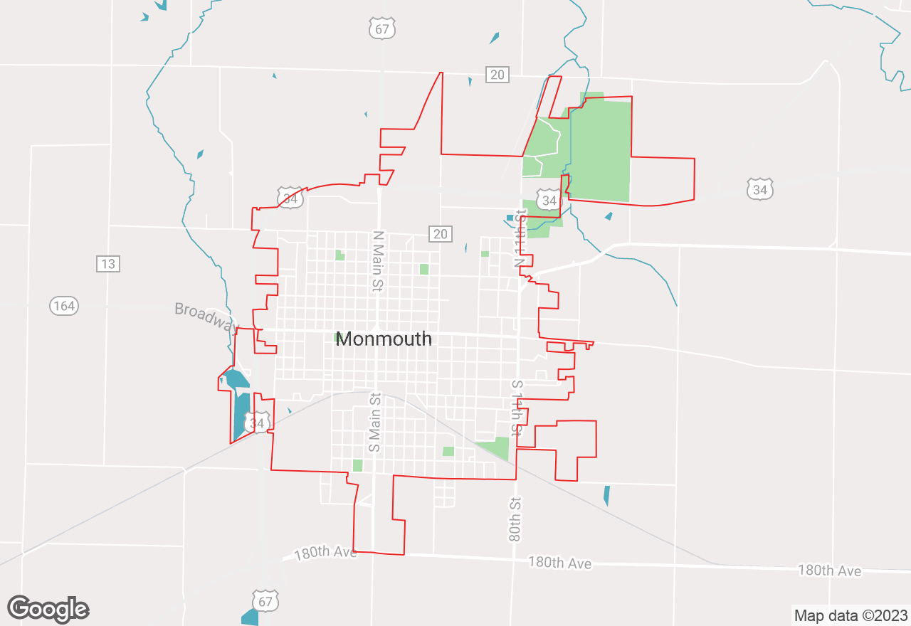 Monmouth map