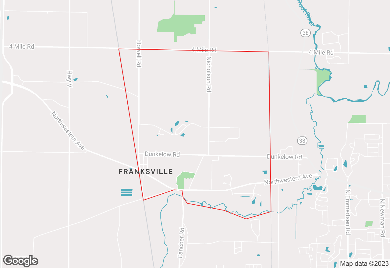 Franksville map