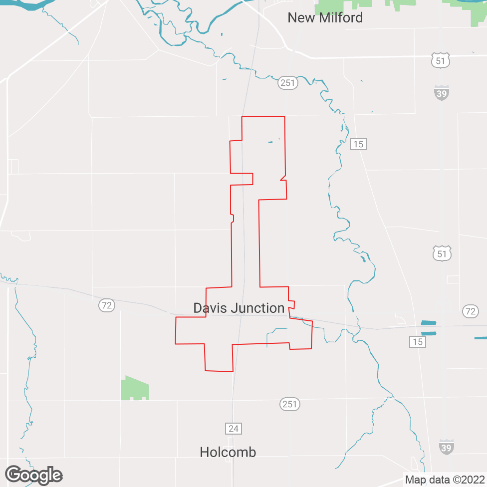 Davis Junction map