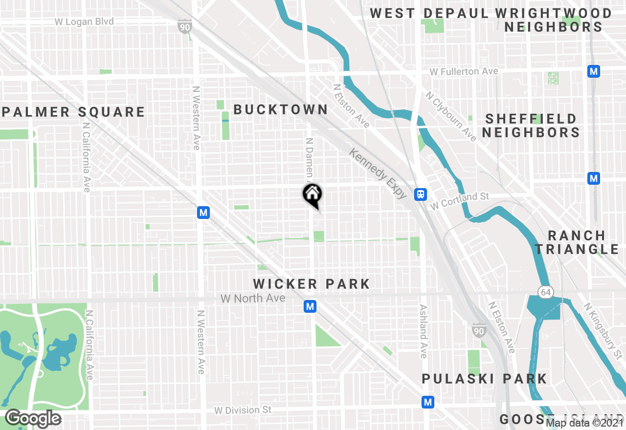 Bucktown Office map