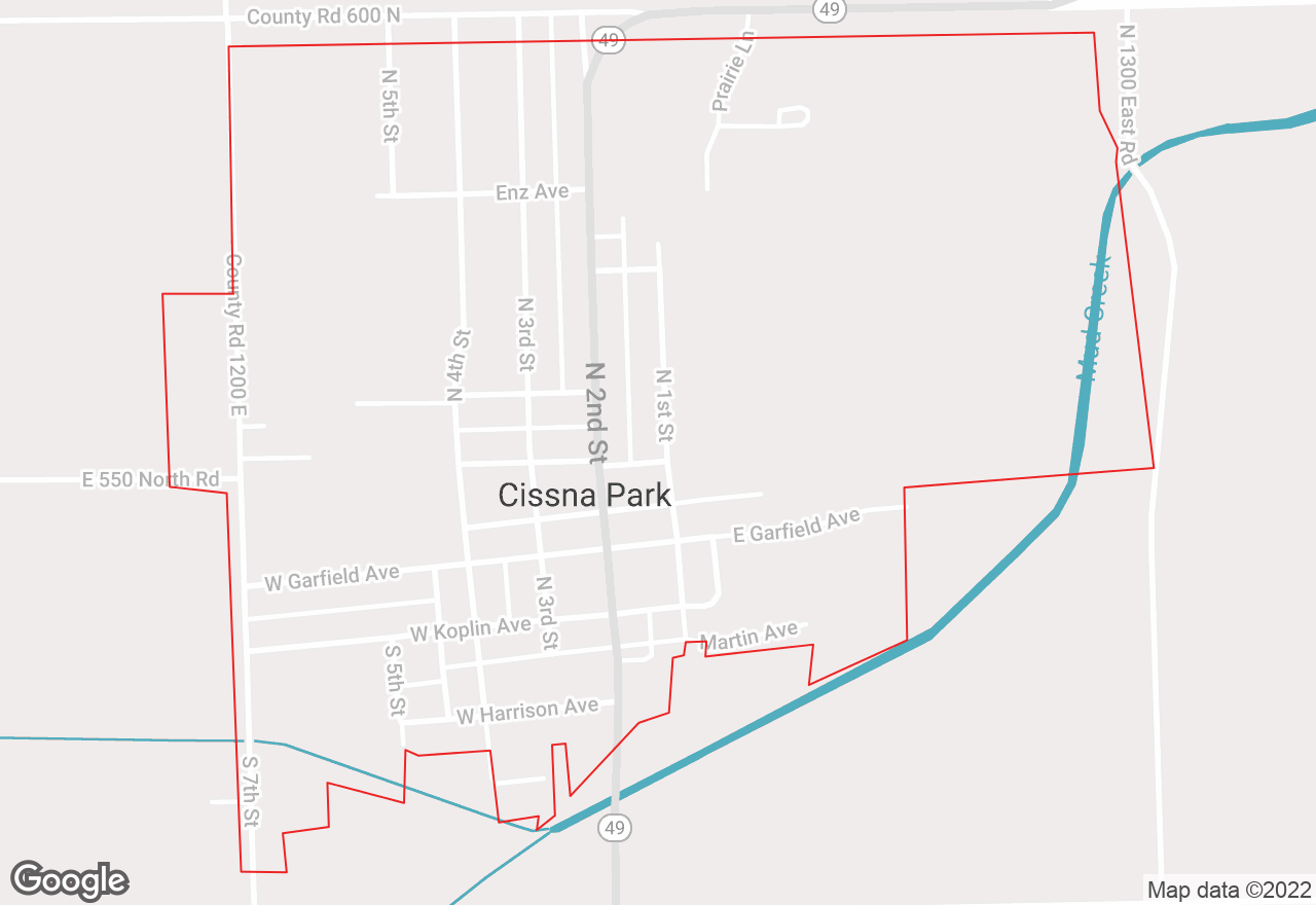 Cissna Park map