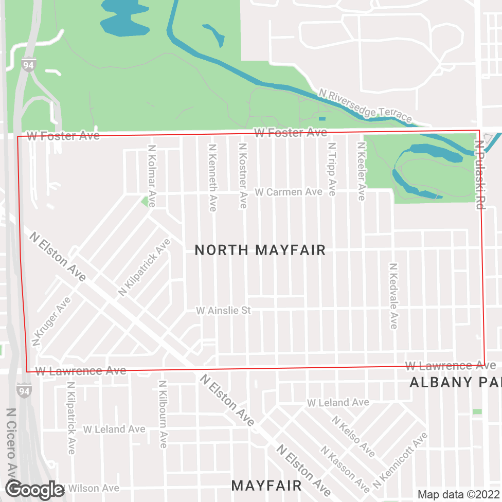 North Mayfair map