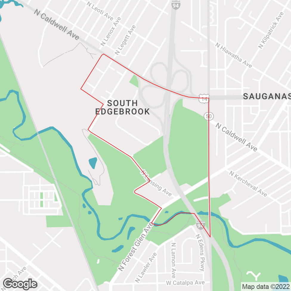 South Edgebrook map