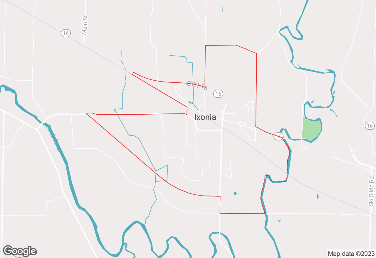 Ixonia map