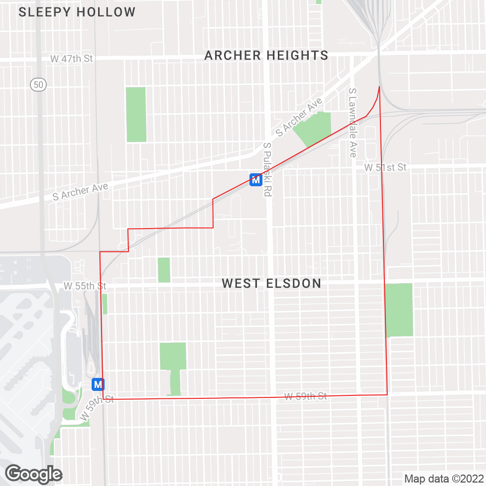 West Elsdon map