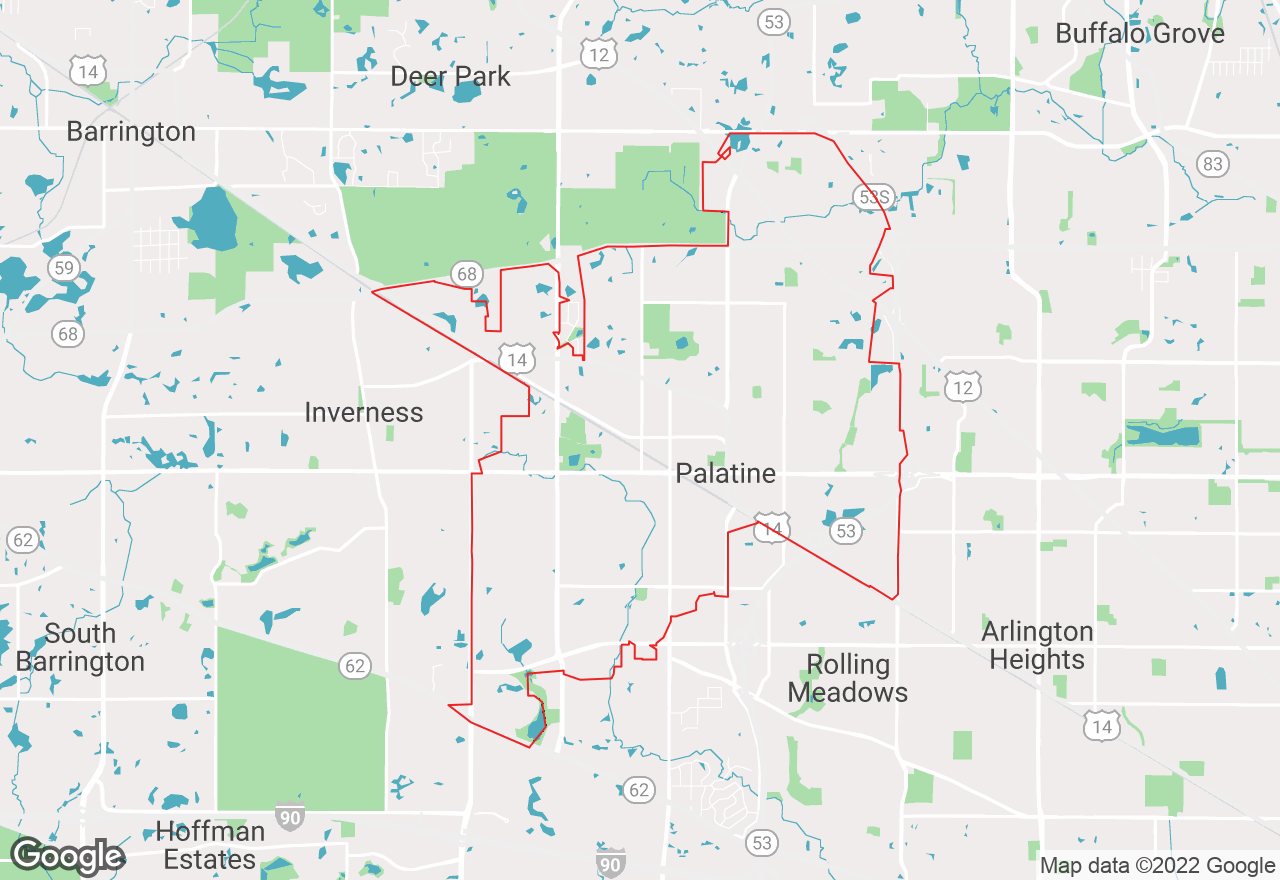 Palatine map