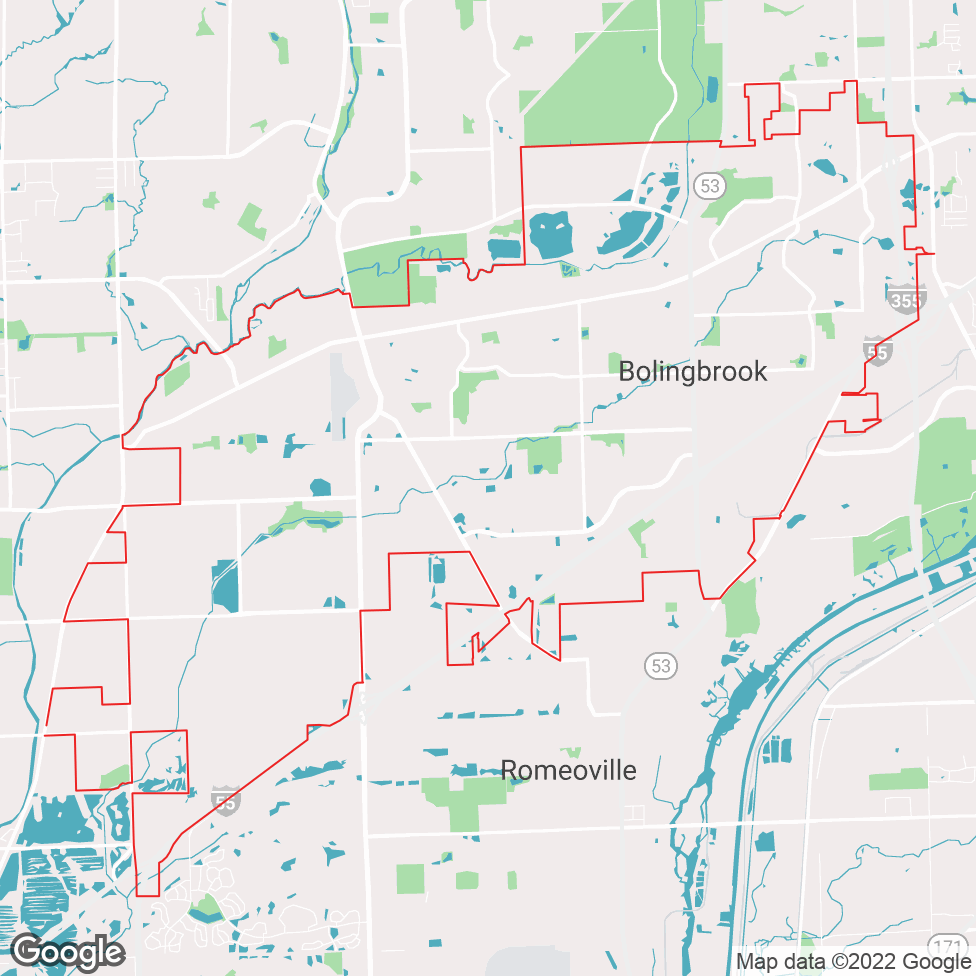 Bolingbrook map