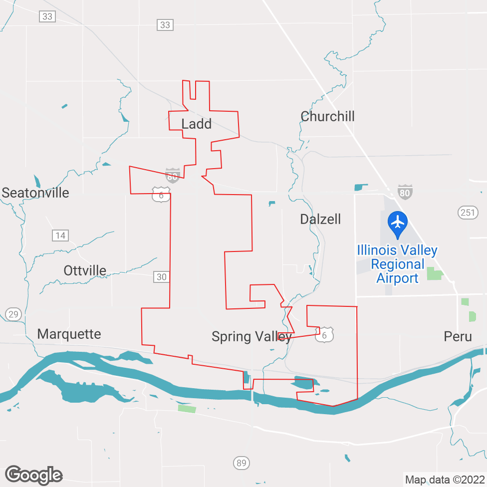 Spring Valley map