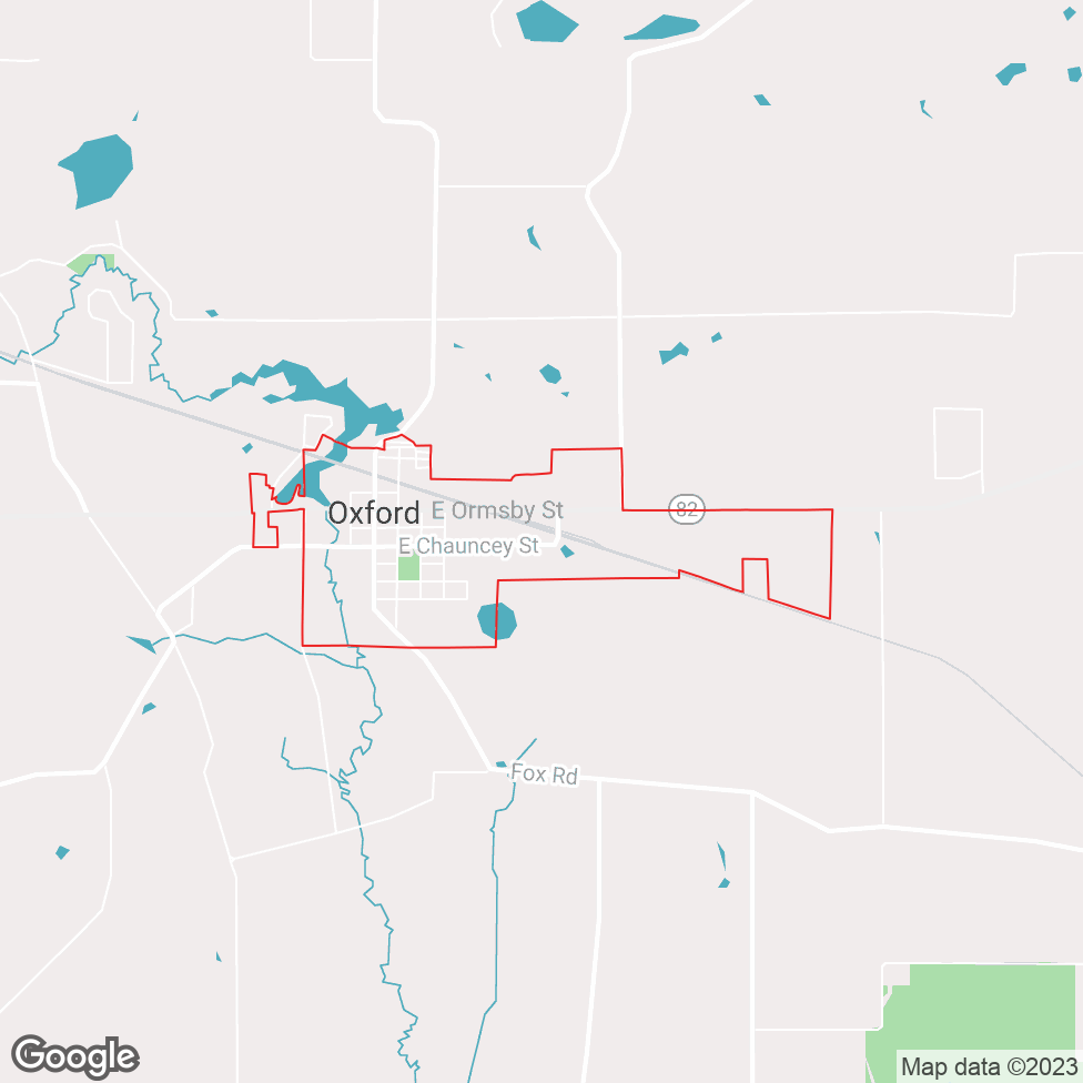 Oxford map