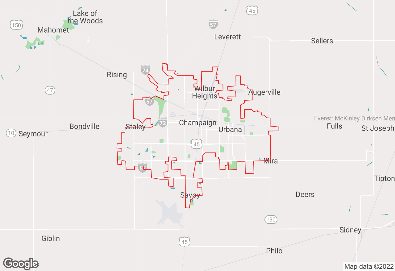 Champaign map