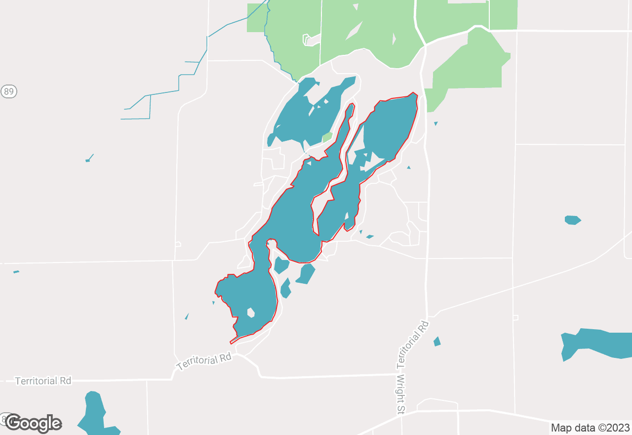 Whitewater Lake map