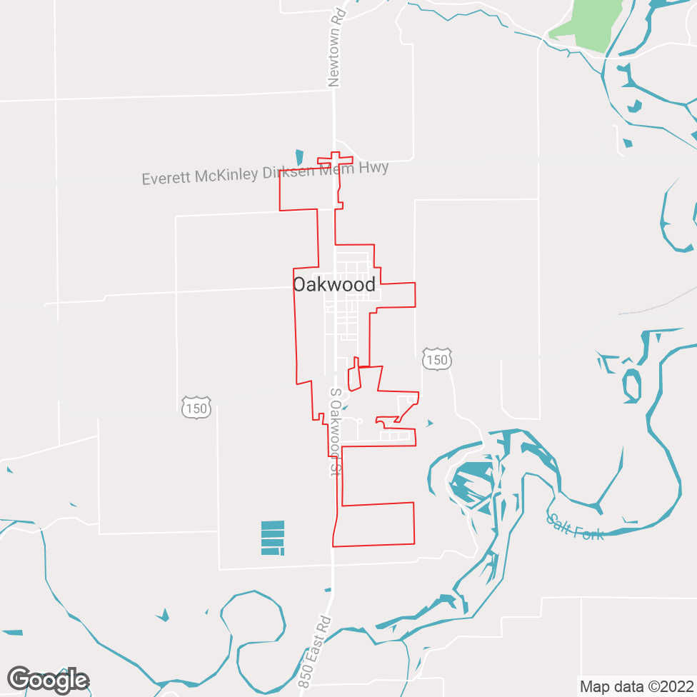 Oakwood map