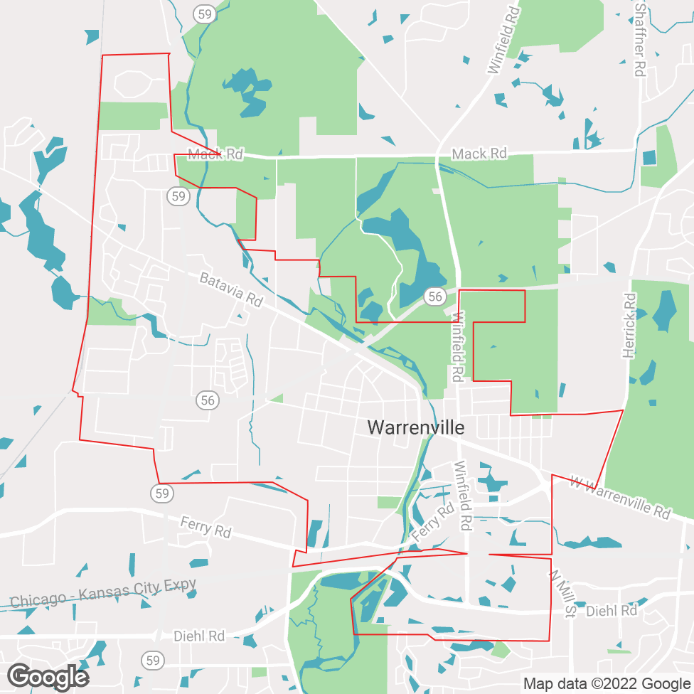 Warrenville map