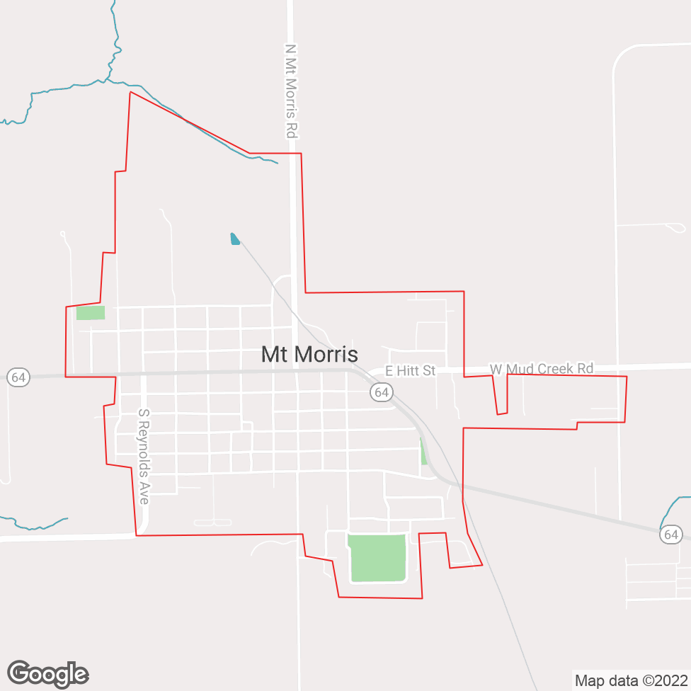 Mount Morris map