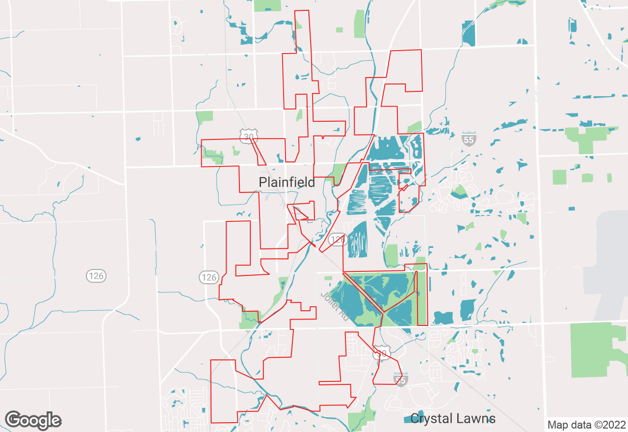 Plainfield map