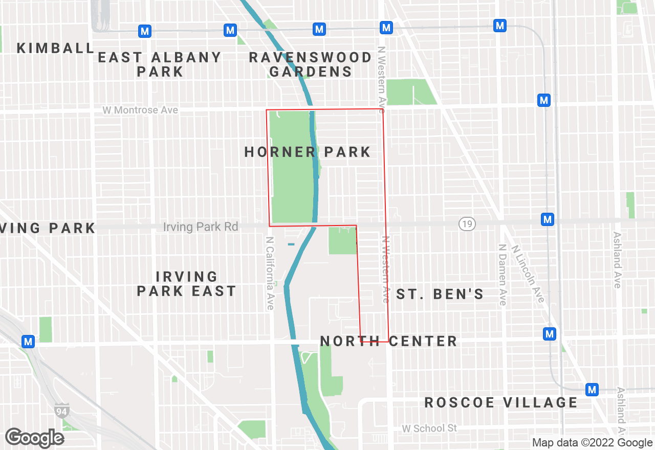 Horner Park map