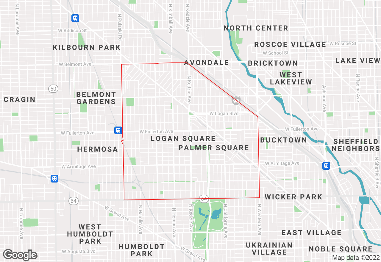 Logan Square map