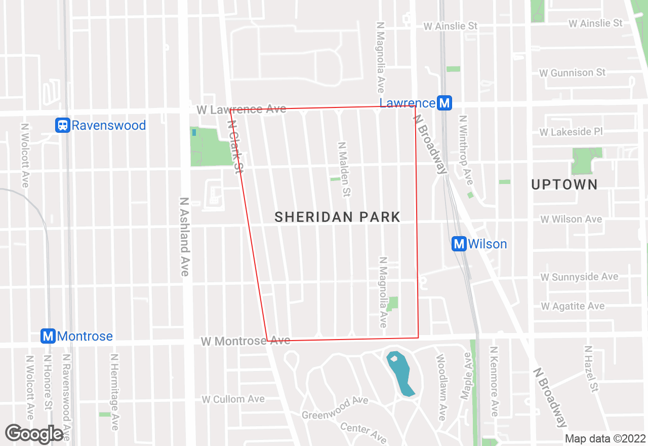 Sheridan Park map