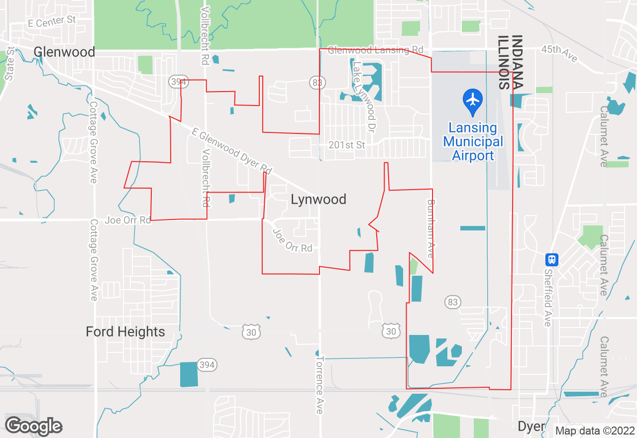 Lynwood map