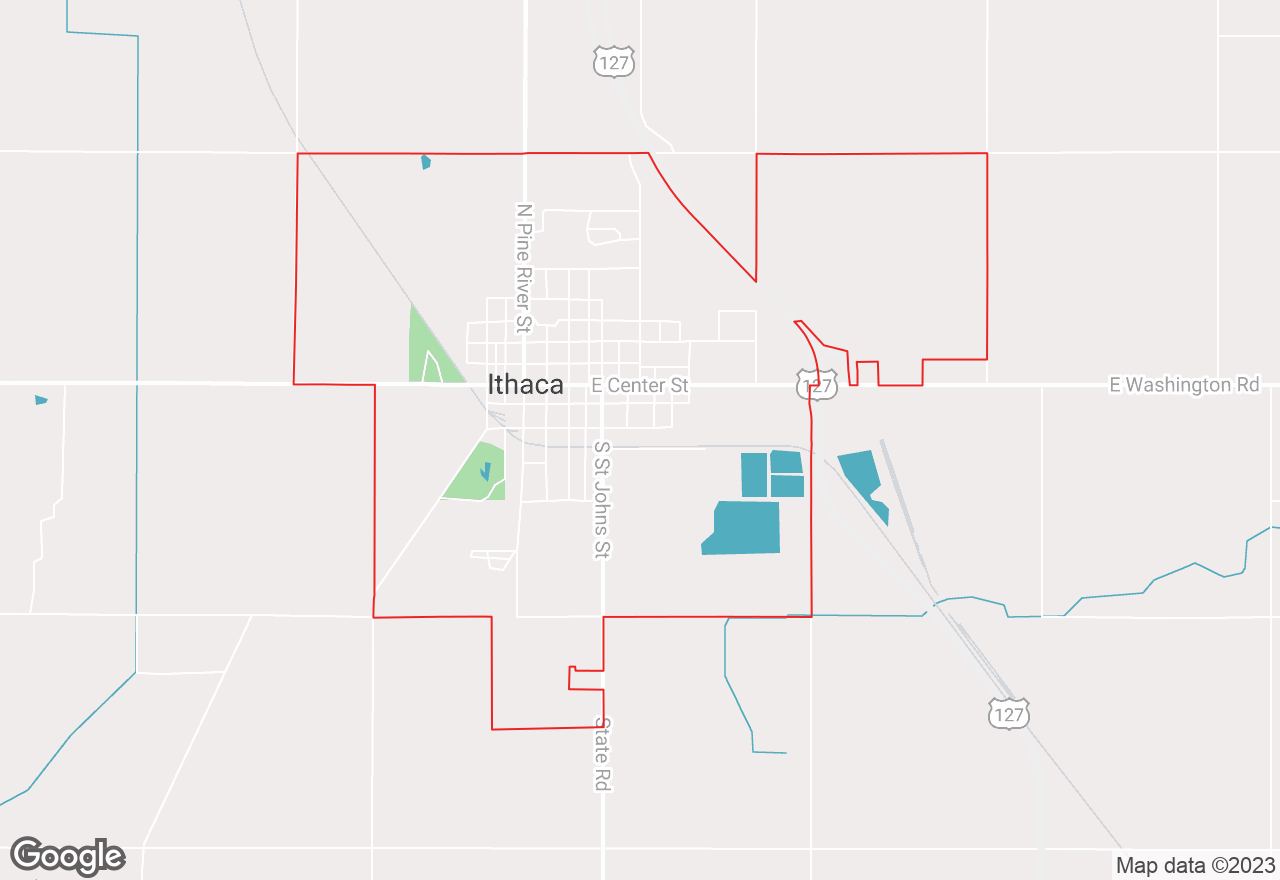 Ithaca map