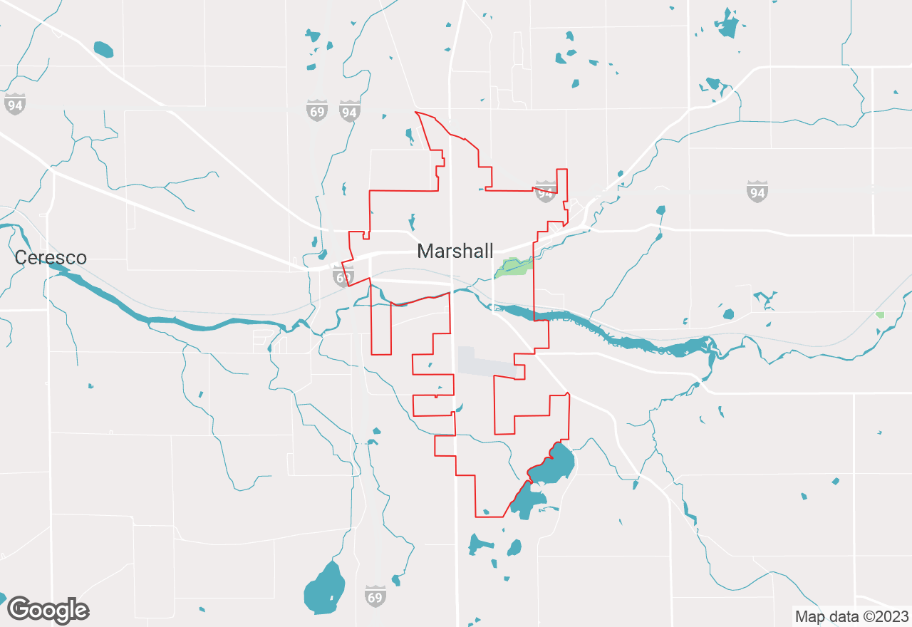 Marshall map