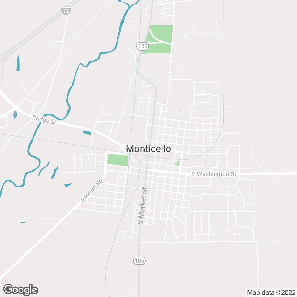 Monticello map