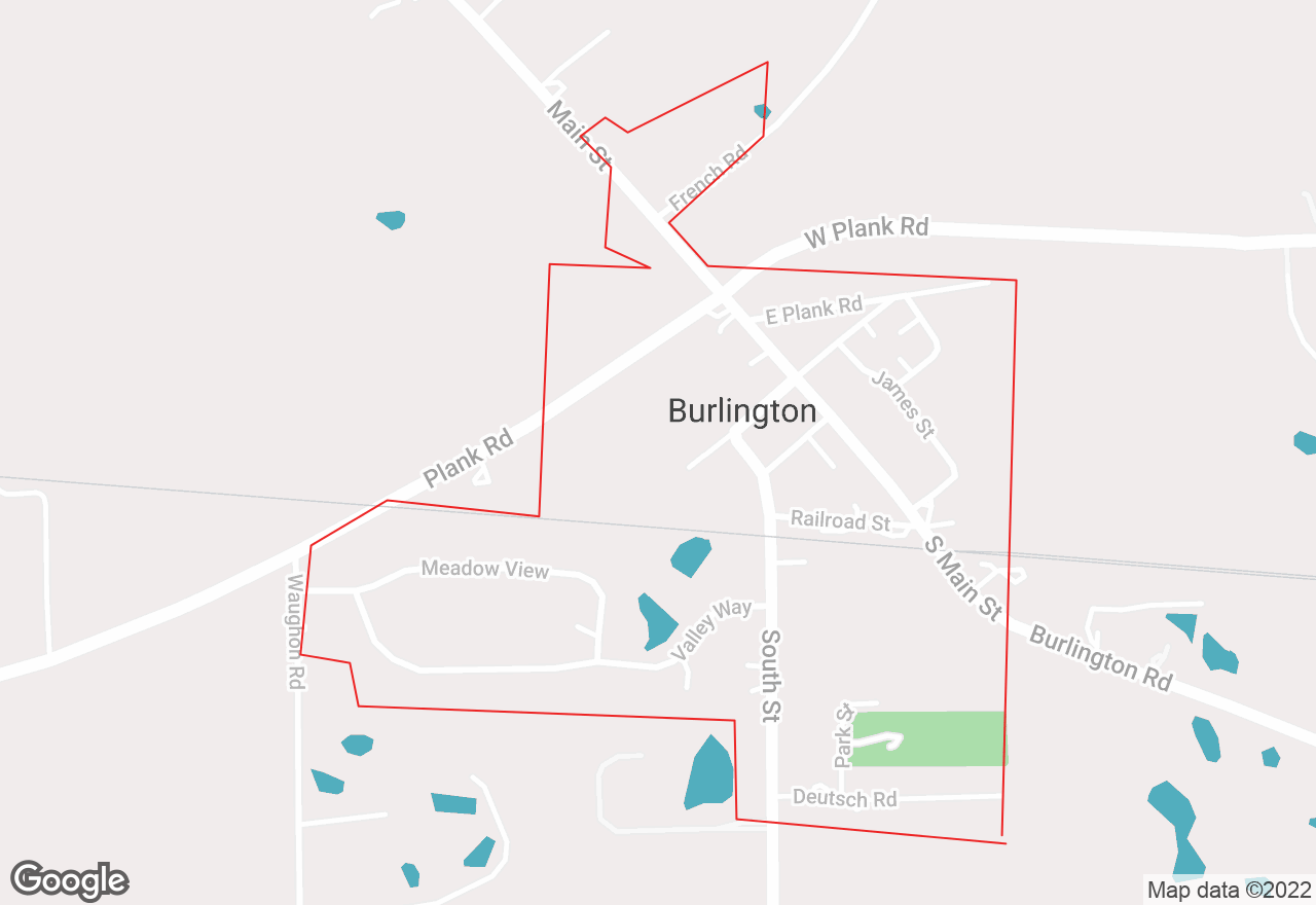 Burlington map