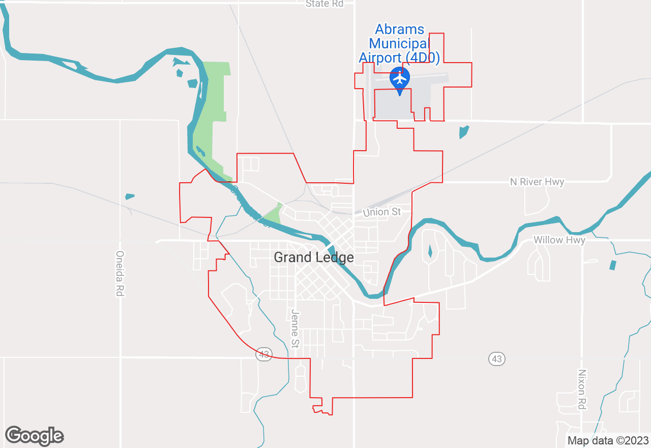 Grand Ledge map