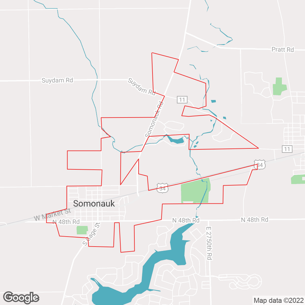 Somonauk map