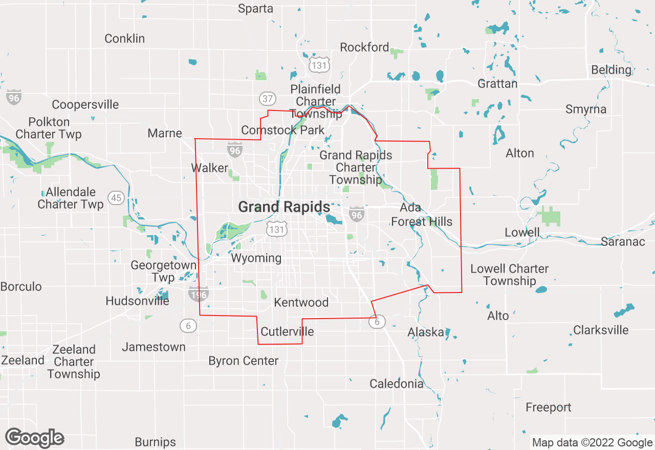 Grand Rapids map