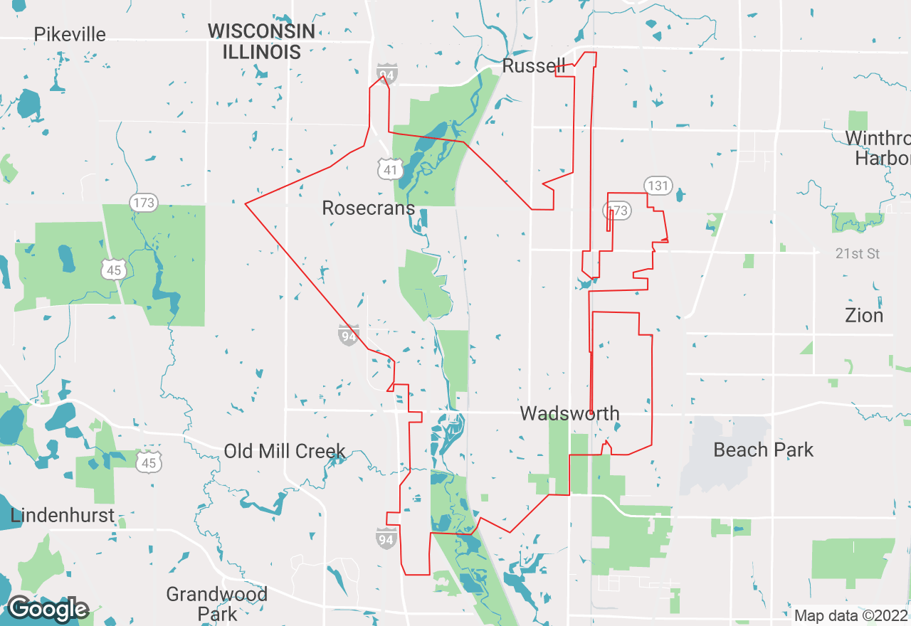 Wadsworth map