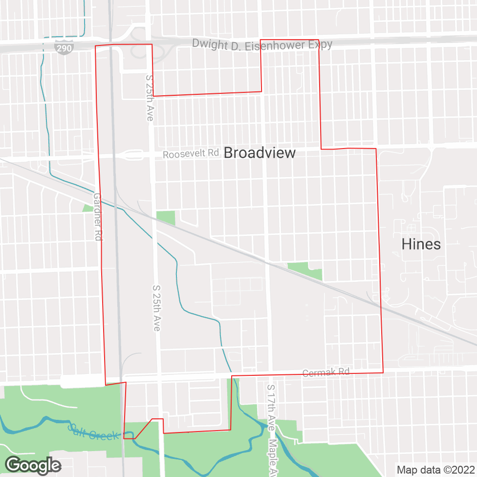 Broadview map