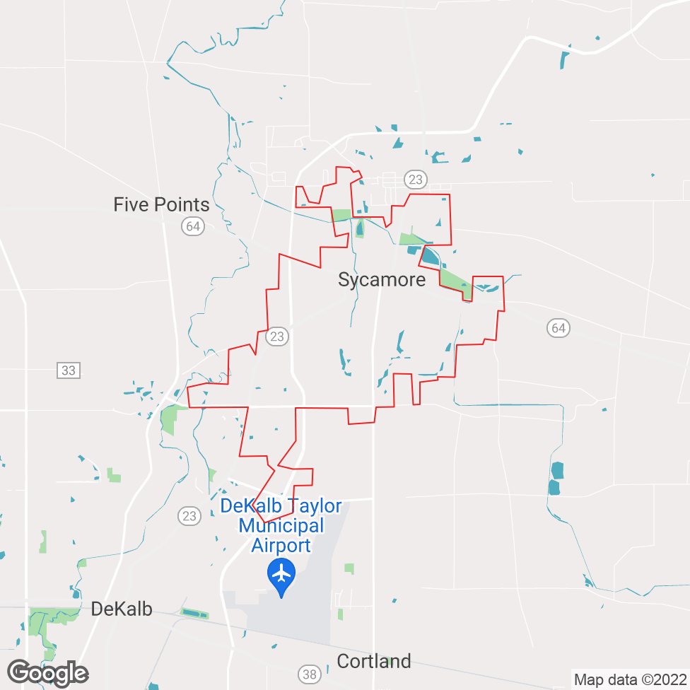 Sycamore map