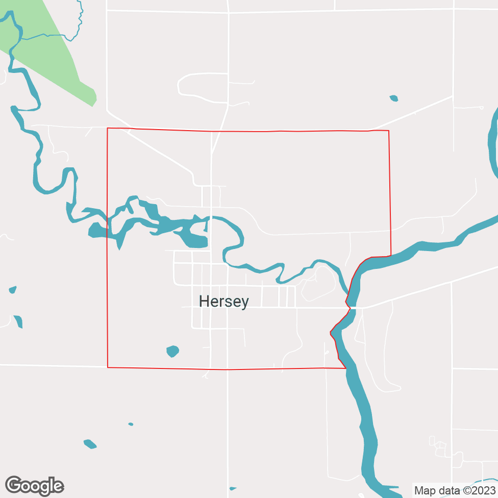 Hersey map