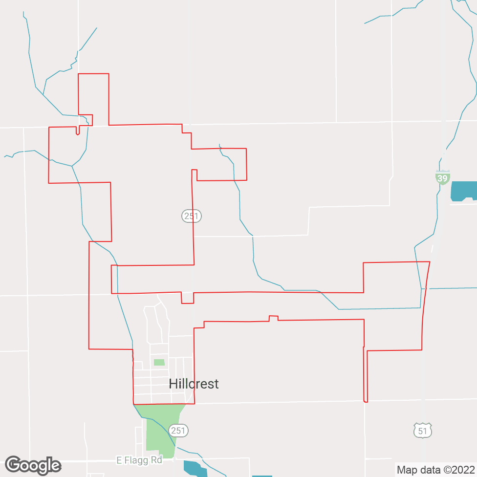 Hillcrest map