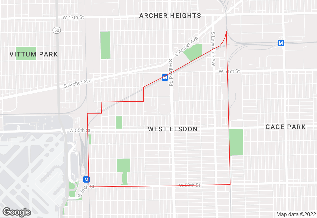 West Elsdon map