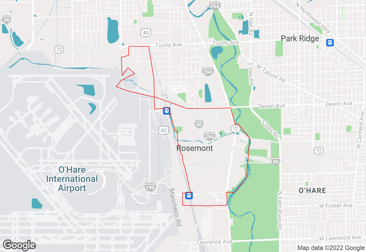 Rosemont map