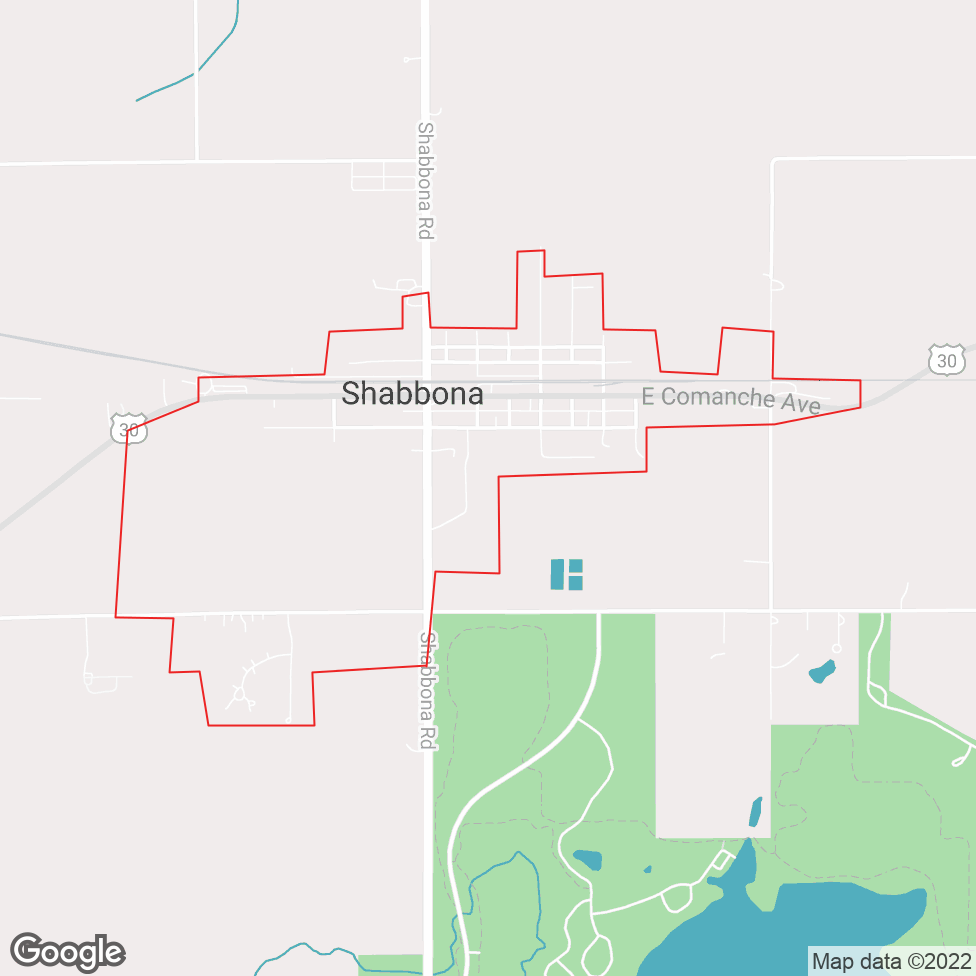 Shabbona map