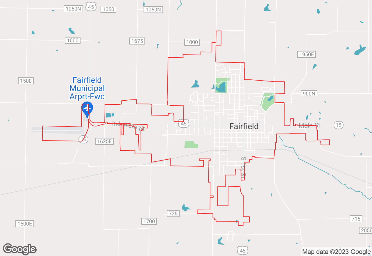 Fairfield map