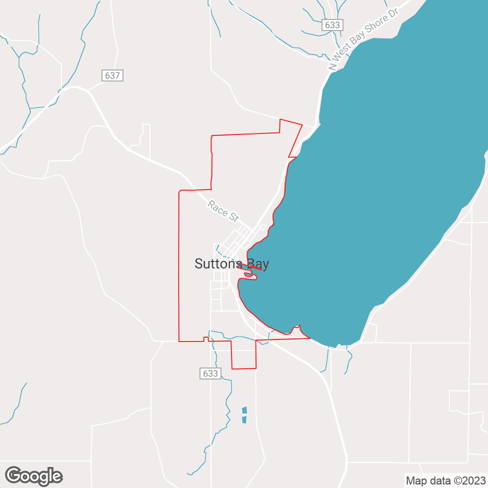 Suttons Bay map