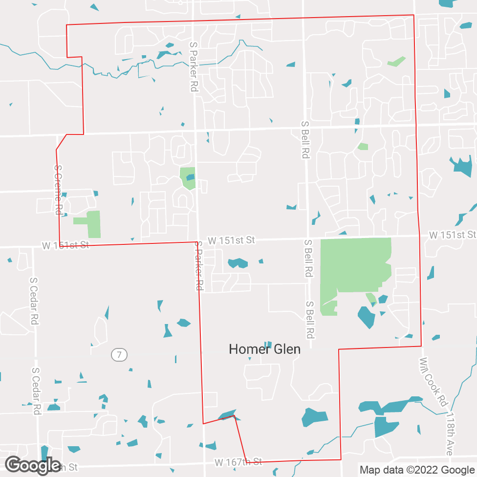 Goodings Grove map