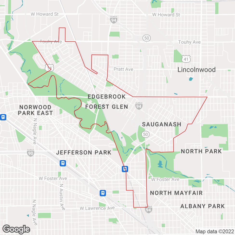 Forest Glen map