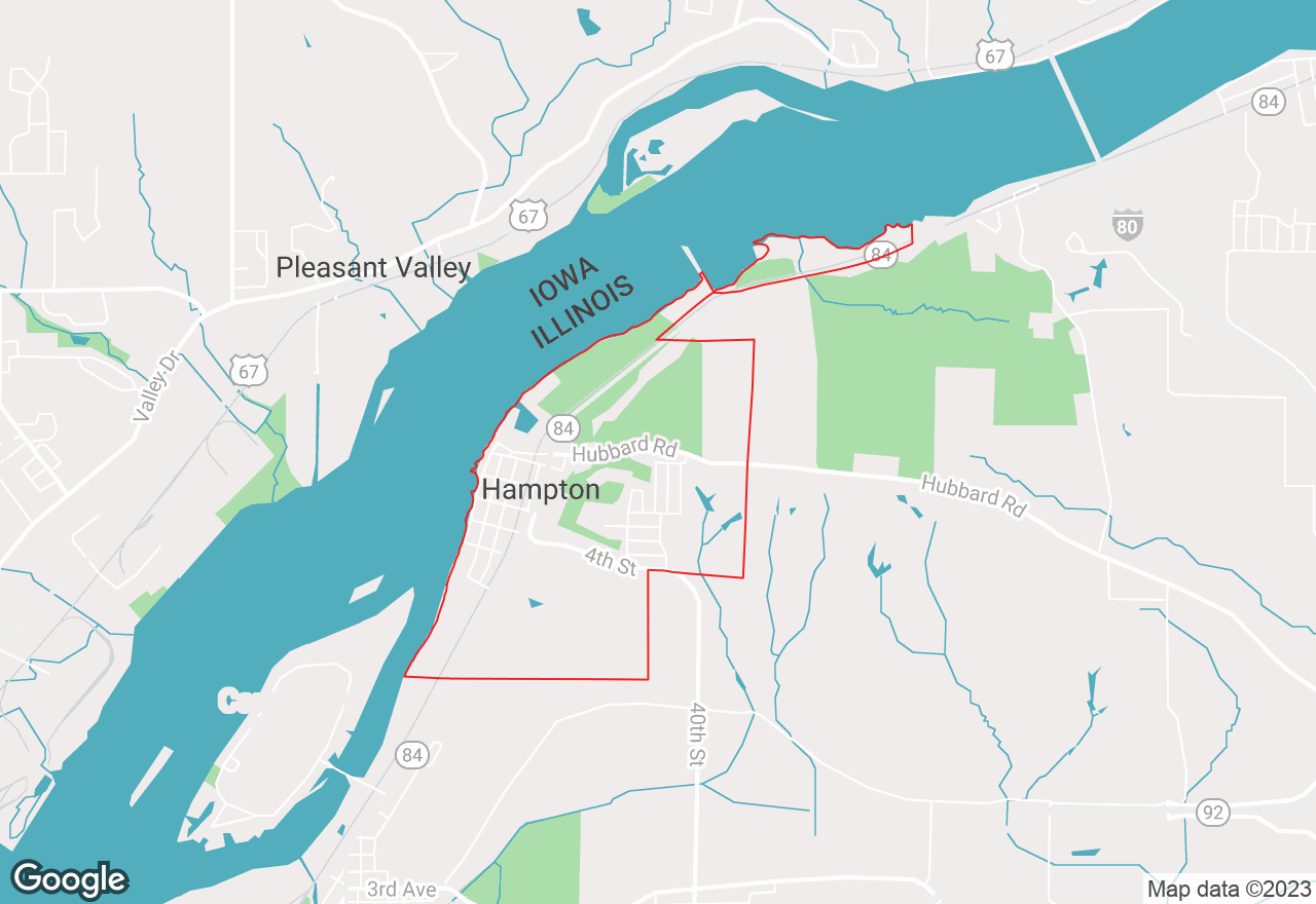 Hampton map