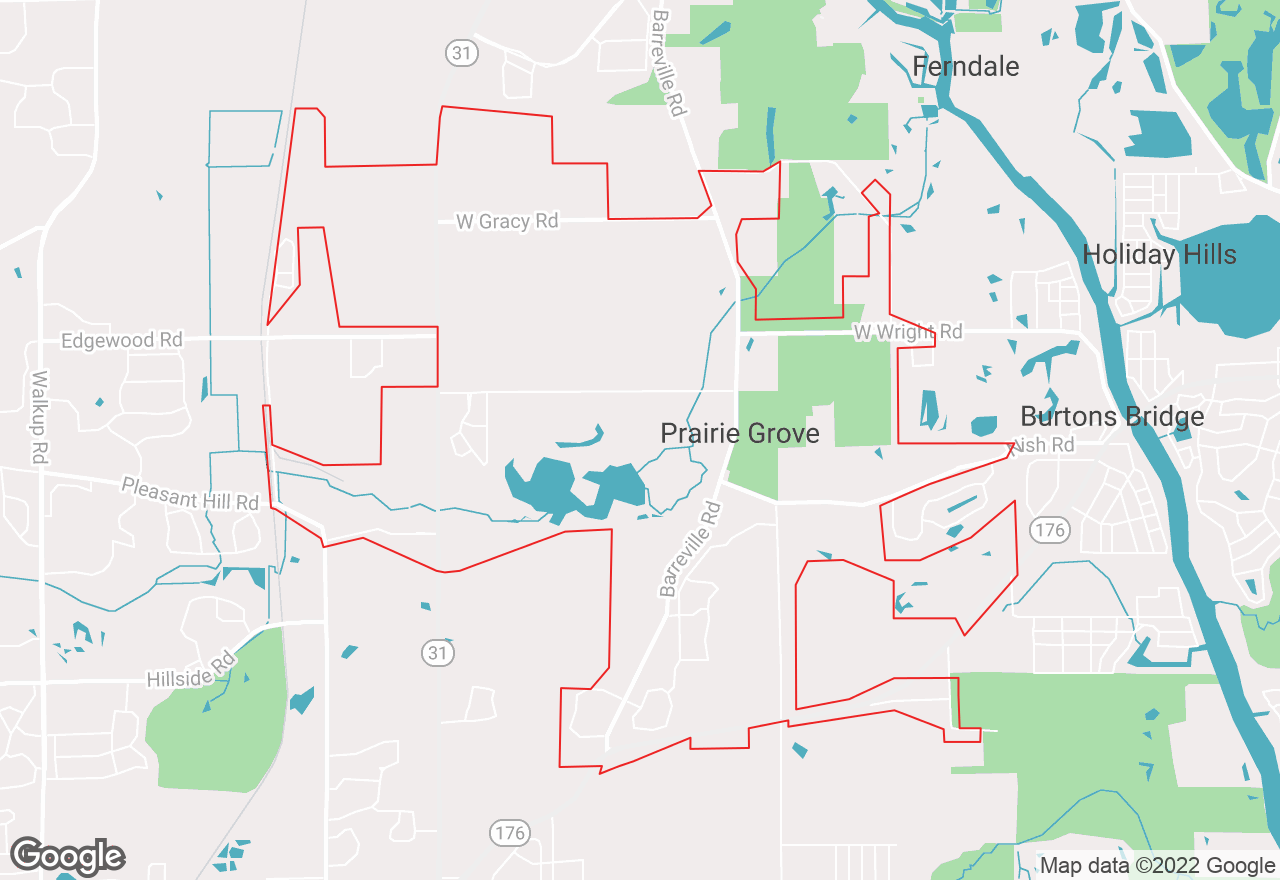 Prairie Grove map