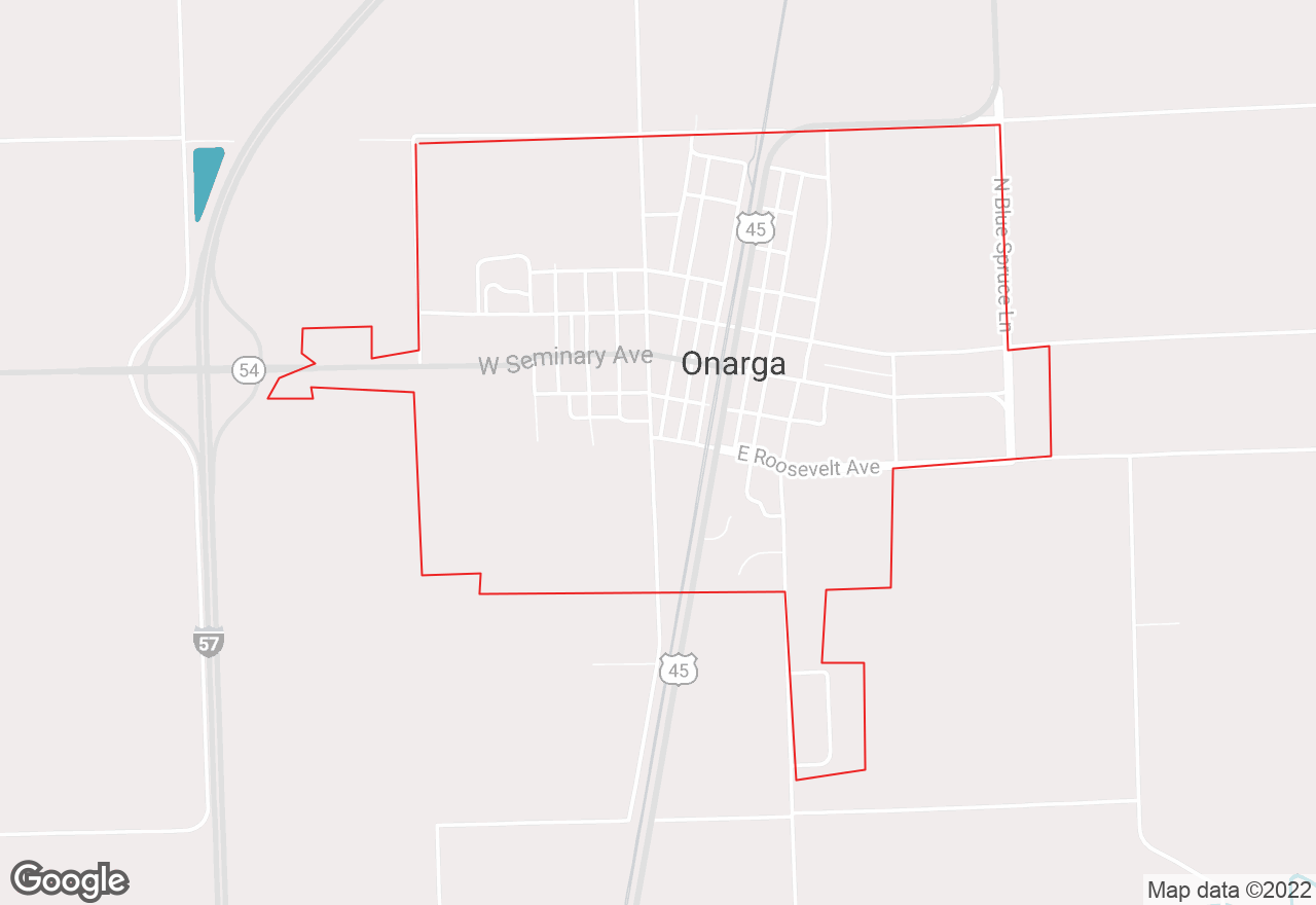 Onarga map