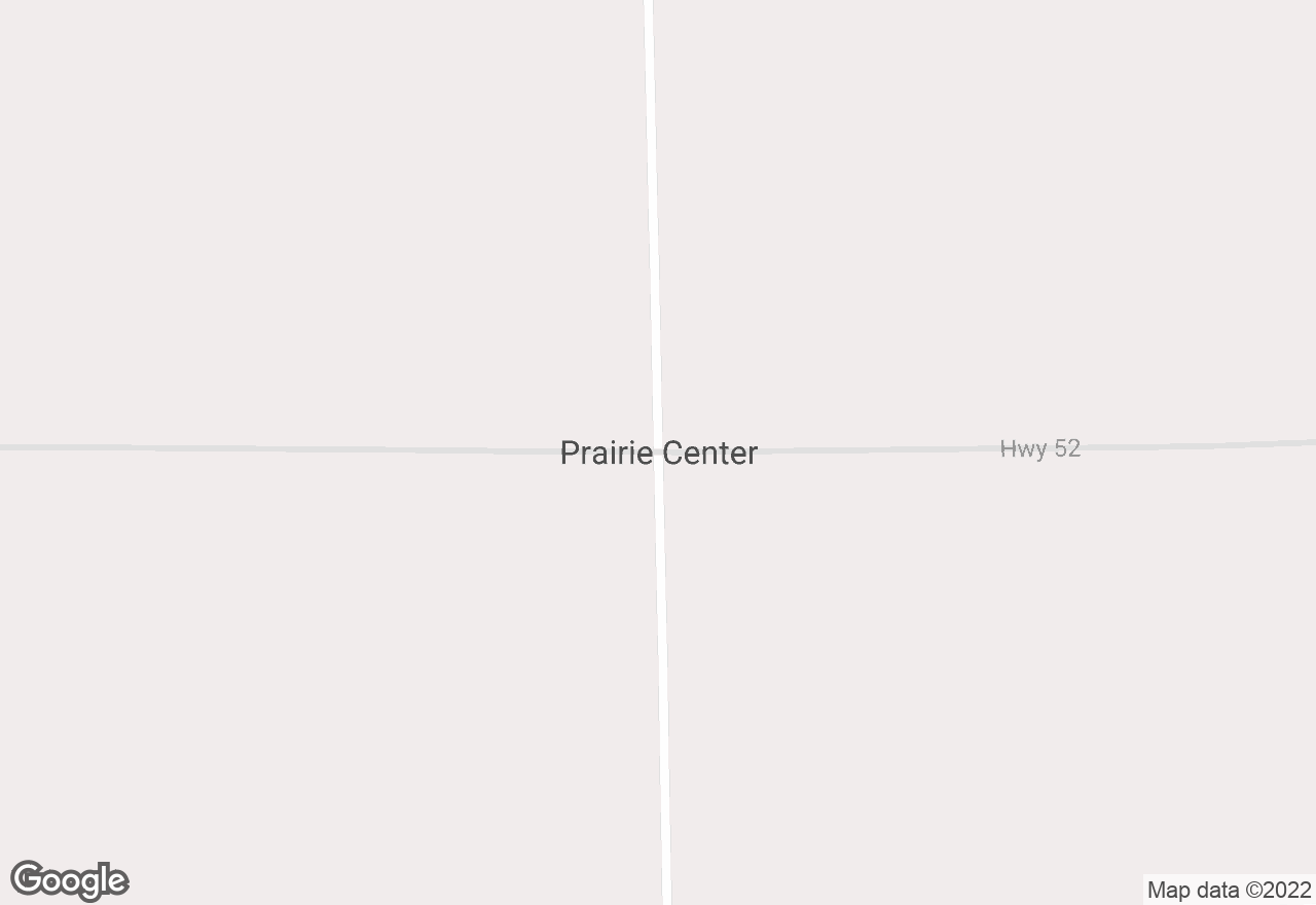 Prairie Center map