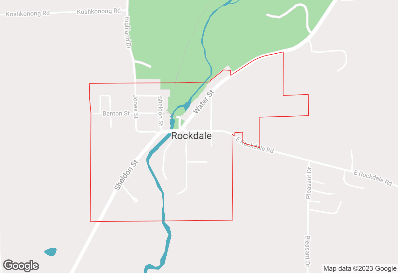 Rockdale map